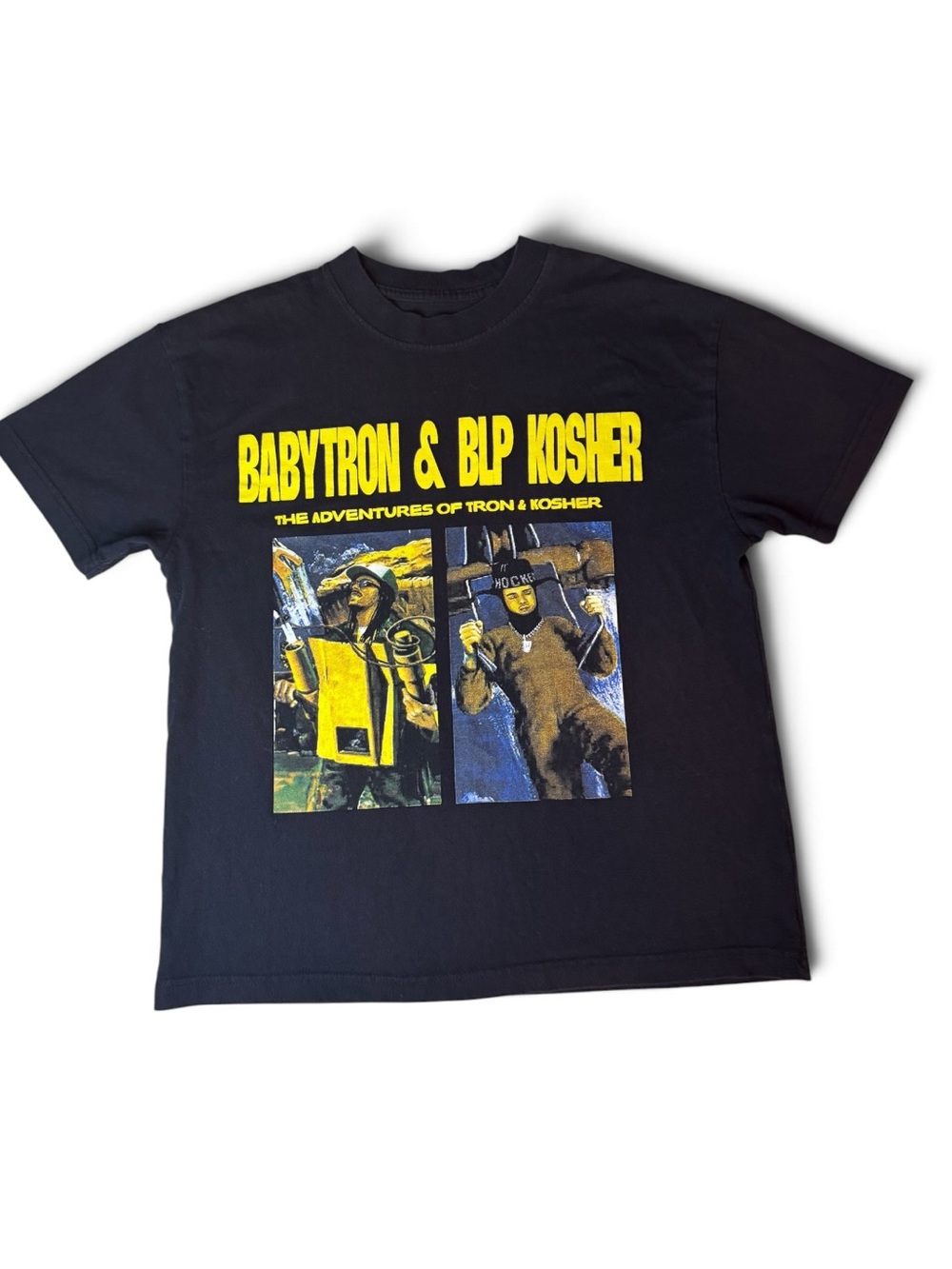 BabyTron BLP Kosher 2024 Tour Graphic T-Shirt Black Size Small